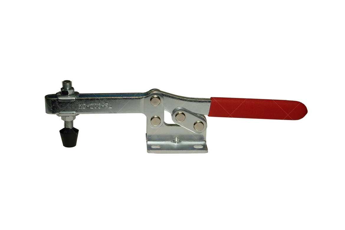 Изображение Зажим механический, рычажный с горизонтальной ручкой KD203-FL №3822